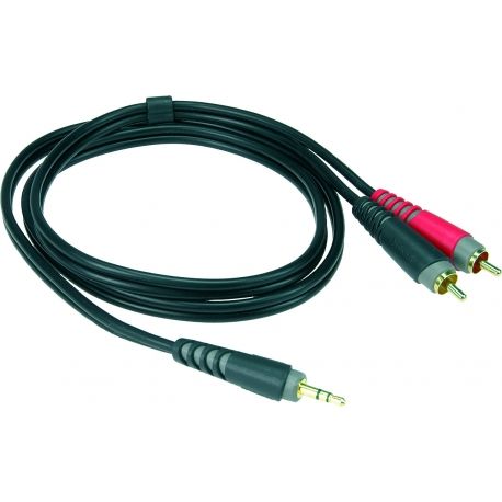 Actecom Cable Audio Estereo Mini Jack 3.5 Mm Macho A 2 Rca Macho 1 Metro  Aprox con Ofertas en Carrefour
