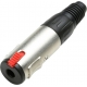 ADAM HALL 7896 CONECTOR JACK HEMBRA AEREA 6,5MM CON BLOQUEO