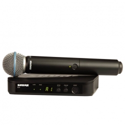 SHURE BLX24E/B58 MICROFONO INALAMBRICO DE MANO CAPSULA BETA58