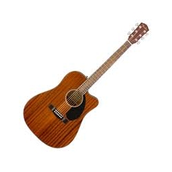 FENDER CD60SCE Dreadnaught MAHOGANY