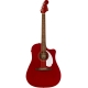 FENDER 097-0713-209 GUITARRA ELECTRO ACUSTICA REDONDO PLAYER CAR ROJO